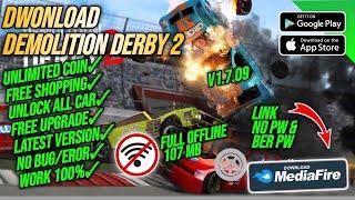 Dwonload Demolition Derby 2 Mod Apk Terbaru 2024 v1.7.09 Unlimited Money And No Password