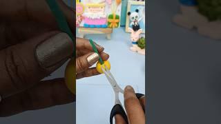 Miniature Clay Flower Pot | So Satisfying & Cute Handmade Art#youtubeshorts #diy#clayart