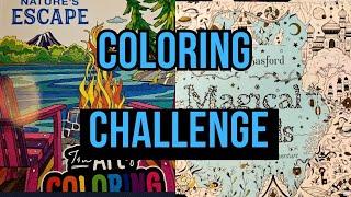 Adult coloring challenges #mandalamondays2024 @MbeanzColorwithMe #coloringpartywithfriends2024