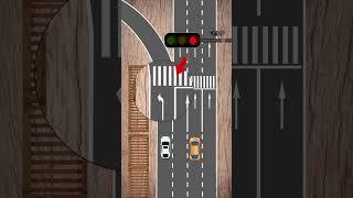 Do you know why the vehicle in the video is driving incorrectly? #car #carshorts #driving#learncar