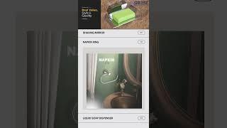 Liquid Soap Dispenser | Soap Dish | Bathroom Knob |Aagna Brass Bath Accessories |  hardware fitting