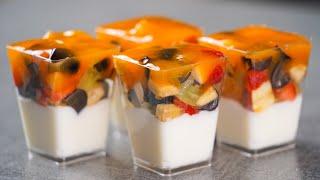 Fruits Dessert Cup | Fruits Pudding Cup | Fruits Salad | N'Oven