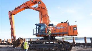 Long Reach Hitachi EX1200 In Cab