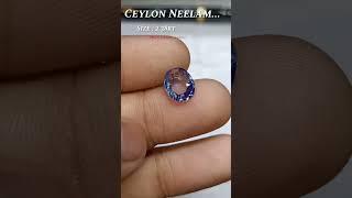 Small But Best Quality of Ceylon Blue sapphire size : 2.38rt || Neelam Old Minez top quality Piece 