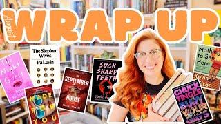 August Reading Wrap Up 2024- THREE 5 STAR BOOKS this month! Thriller • Horror • Feminist