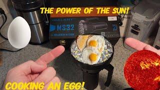 WORLDS BRIGHTEST FLASHLIGHT FRYING AN EGG IMALENT MS32 200,000 LUMENS TURBO  INSANE POWER