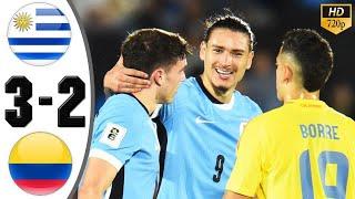 URUGUAY vs. COLOMBIA [3-2] | RESUMEN | ELIMINATORIAS SUDAMERICANAS | FECHA 11