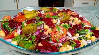 This beet salad without mayonnaise will decorate any festive table! Delicious and simple recipe