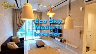 [For Sale] Eco Sky Residence modern ID renovated 3 bedrooms (89.99% brand new)