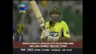 Shahid Afridi makes 32 runs from 1 over vs Sri Lanka