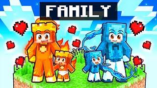 Having An ELEMENTAL FAMILY in Minecraft!