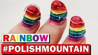 RAINBOW #POLISHMOUNTAIN | Nailed It NZ Attempting Simply Nailogical's Challenge!