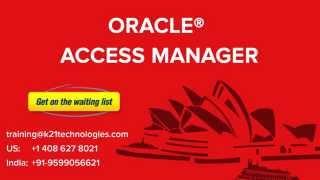 Oracle AccessManager OAM Training - Introduction