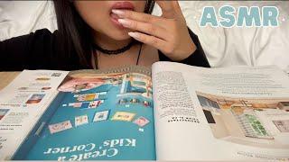 3 to 4 finger licks page turning ASMR (requested) no talking