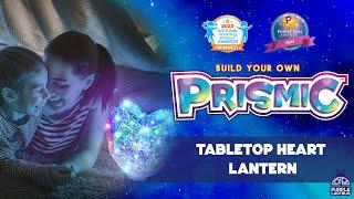 Purple Ladybug's Prismic Tabletop Heart 3d Lantern product overview