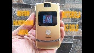 Review Handphone Jadul Motorola V3 Gold Hp Klasik Flip Kamera Musik Nostalgia