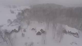 Drone Footage: Snow Storm in North Carolina (1080p HD)