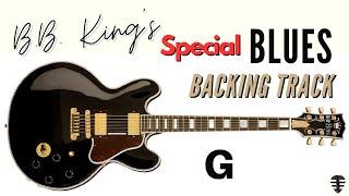 B.B. King Special Blues backing track in G