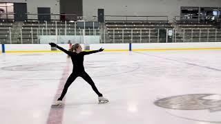 Melania Delis - intermediate freeskate/pre silver