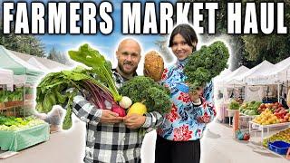 Comes With Us To The Farmers Market! | Fun Grocery Haul