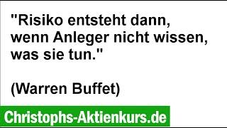 Aktien Risiko - Das größte Risiko sind wir selbst | Christophs Aktienkurs