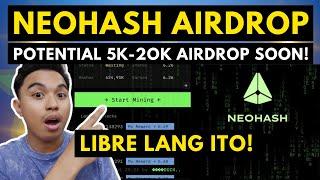 NEOHASH AIRDROP! NEOHASH TOKEN MINING FOR FREE! FREE MINING OF TOKENS IN NEOHASH