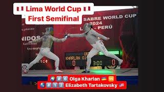 Lima World Cup 2024 SWS - L4 - Olga Kharlan UKR v Elizabeth Tartakovsky USA