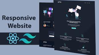 Responsive Website in React JS and Tailwindcss