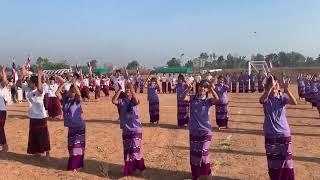 (Karen Done Dance ) by TMK students ကရင်ဒံုးယိမ်းအက