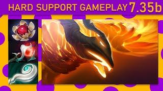 ⭐Phoenix 15+ Kills! Hard Support Gameplay 7.35b - Dota 2 Top MMR
