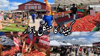 Shopping At Canadian Mangal Bazaar | St Jacob Farmer's Market | Largest Farmer Market In Canada 