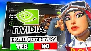 Best Nvidia Drivers For MAX FPS BOOST & Low Latency  (Benchmark & Optimization)