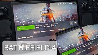 Battlefield 4 on the Steam Deck OLED