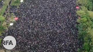 香港人未有退縮，堅持五大訴求  103萬人參與元旦反秋後算帳遊行