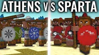 Minecraft ATHENS VS SPARTA | Peloponnesian War