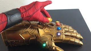 Spiderman Far From Home Unboxing Realife THANOS INFINITY GAUNTLET