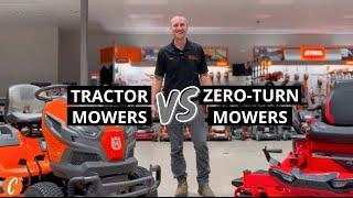 Tractor Mowers vs. Zero-Turn Mowers