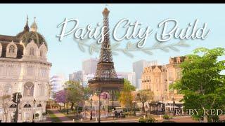 Sims 4 | Paris City Build | Tour | New CC Set | 模擬市民 4 巴黎市區與CC組