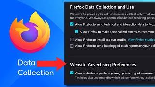 Firefox now collects user data