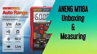 ANENG M118A Unboxing and Review Best Cheap Digital Multimeter for 10USD in Aliexpress To New 2021 $