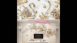 Tranh lụa dán tường 3d tại hà nội , trang trí nhà cửa