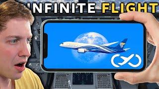 The BEST Mobile Flight Sim? Trying Infinite Flight for the 1st Time!