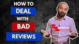 How to Deal with Bad Reviews