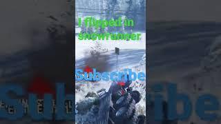 I flipped in snowrunner #snowrunner #snowrunner4k #snowrunnerconsolemods #snowrunnergame