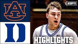 Auburn Tigers vs. Duke Blue Devils | Full Game Highlights | ESPN College Basketball