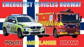  [Norway] Fire Engines, Police and Ambulance Responding (collection)