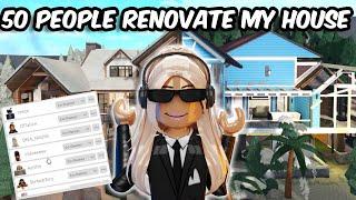LETTING 50 SUBSCRIBERS RENOVATE MY BLOXBURG MANSION...