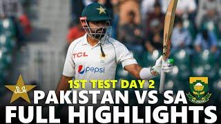 Pakistan vs South Africa Full Highlights 1st Test 2024 Day 2 | PAK VS SA