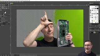 Remove Green Screen Background using GIMP