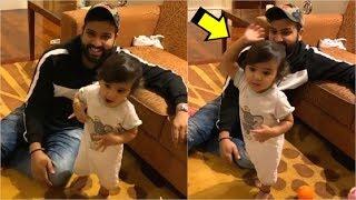 Rohit Sharma CUTEST Video Of Daughter Samaira Showing How To Bowl Like Jasprit Bumrah